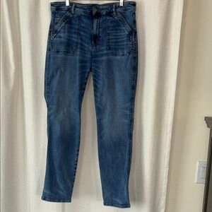 J. Jill High Rise Blue Jeans Classic Denim